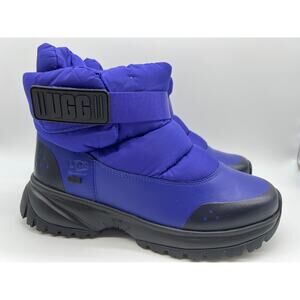 Ugg Yose Puff Violet Night Waterproof Snow Boots Women's Size 9.5 NEW